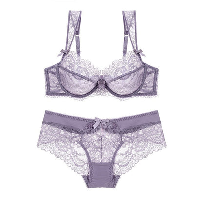 Ensemble Soutien gorge push up et culotte dentelle