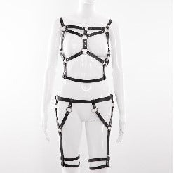 New Erotic Adult Products Leather Clothing Female Bondage Bondage Set PU Leather